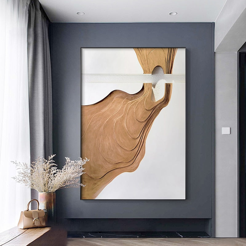 abstract bathroom bedroom beige brown building contemporary dining_room entryway hallway kitchen living_room luxury minimalist minimalistic modern new_arrivals photography rectangle white Wall Art