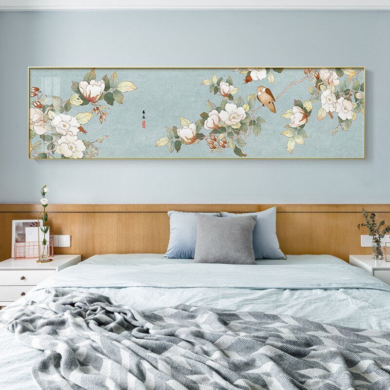 bedroom beige bird birds blue brown butterflies butterfly cream dining_room entryway flower flowers gold golden green illustration illustrative kitchen lightgreen living_room nature office pink plant plants spring violet white wide_format yellow Wall Art