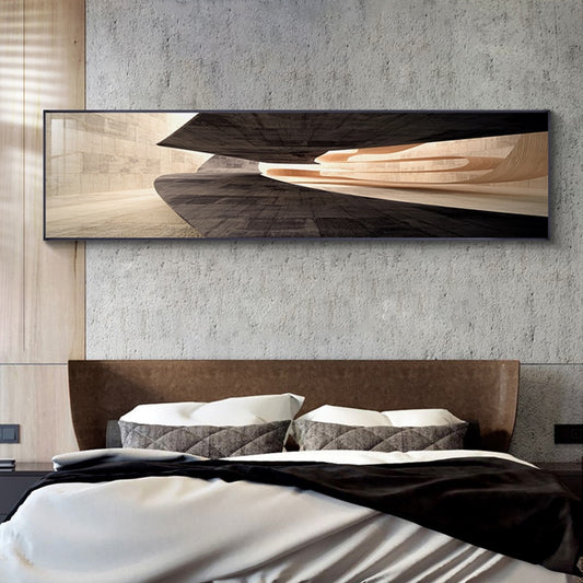 abstract architecture bedroom beige black brown building cream futuristic gray grey minimalist minimalistic modern new_arrivals photography white wide_format Wall Art