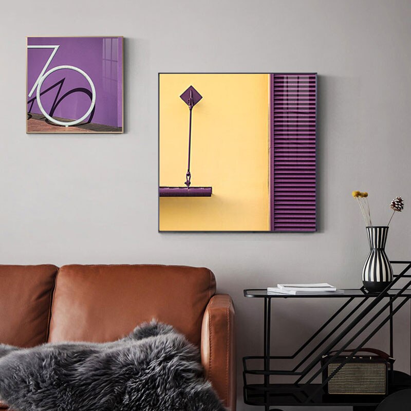 abstract blue building colorful colourful contemporary darkblue entryway gray grey lightblue living_room modern new_arrivals office orange photography purple red square violet white yellow Wall Art